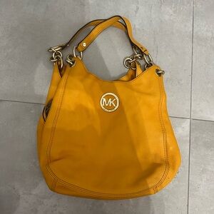 Michael Kors Mustard Leather purse
